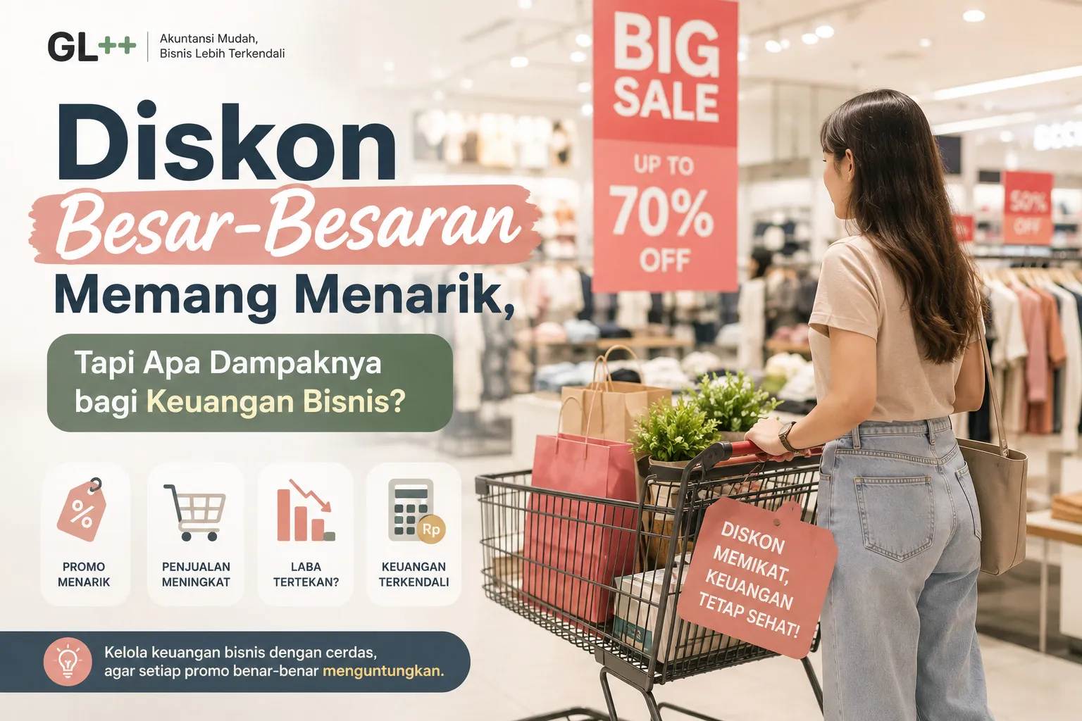 Diskon Besar-Besaran Memang Menarik, Tapi Apa Dampaknya bagi Keuangan Bisnis?